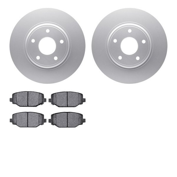 4302-40039, Geospec Rotors with 3000 Series Ceramic Brake Pads, Silver, Dynamic Friction Co, Mfr#: 4302-40039